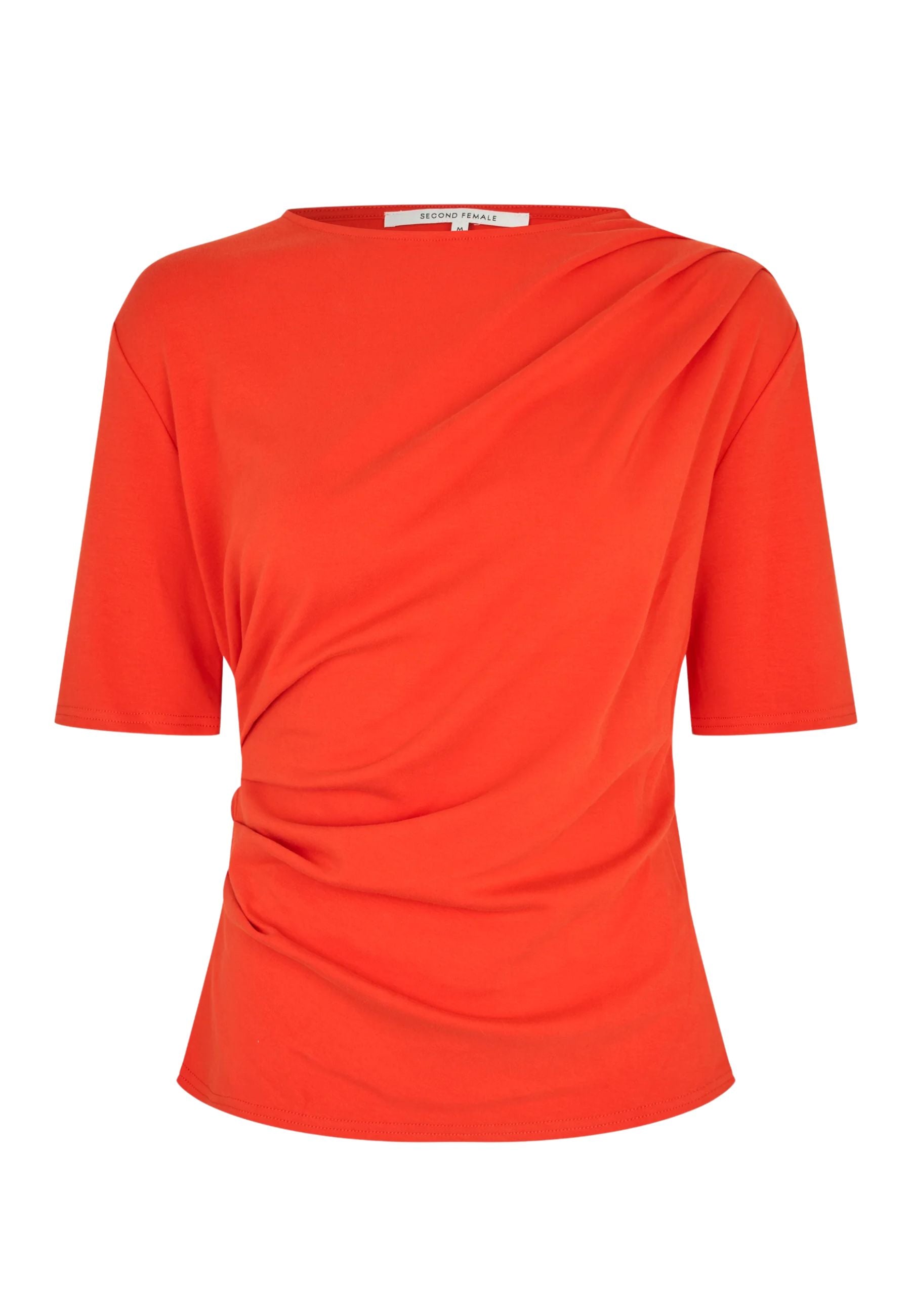 60433 Ulina Drape Tee_Poinciana_Packshot_0