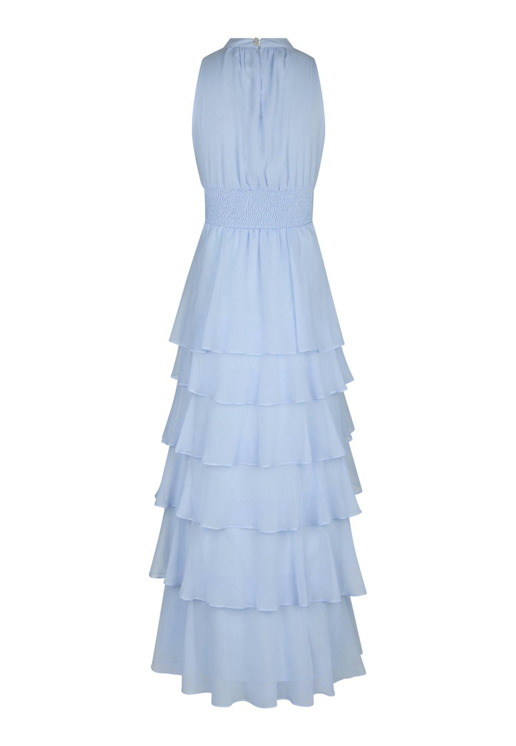 165640 Marli Solid Chiffon Dress_Light Blue_Packshot_1