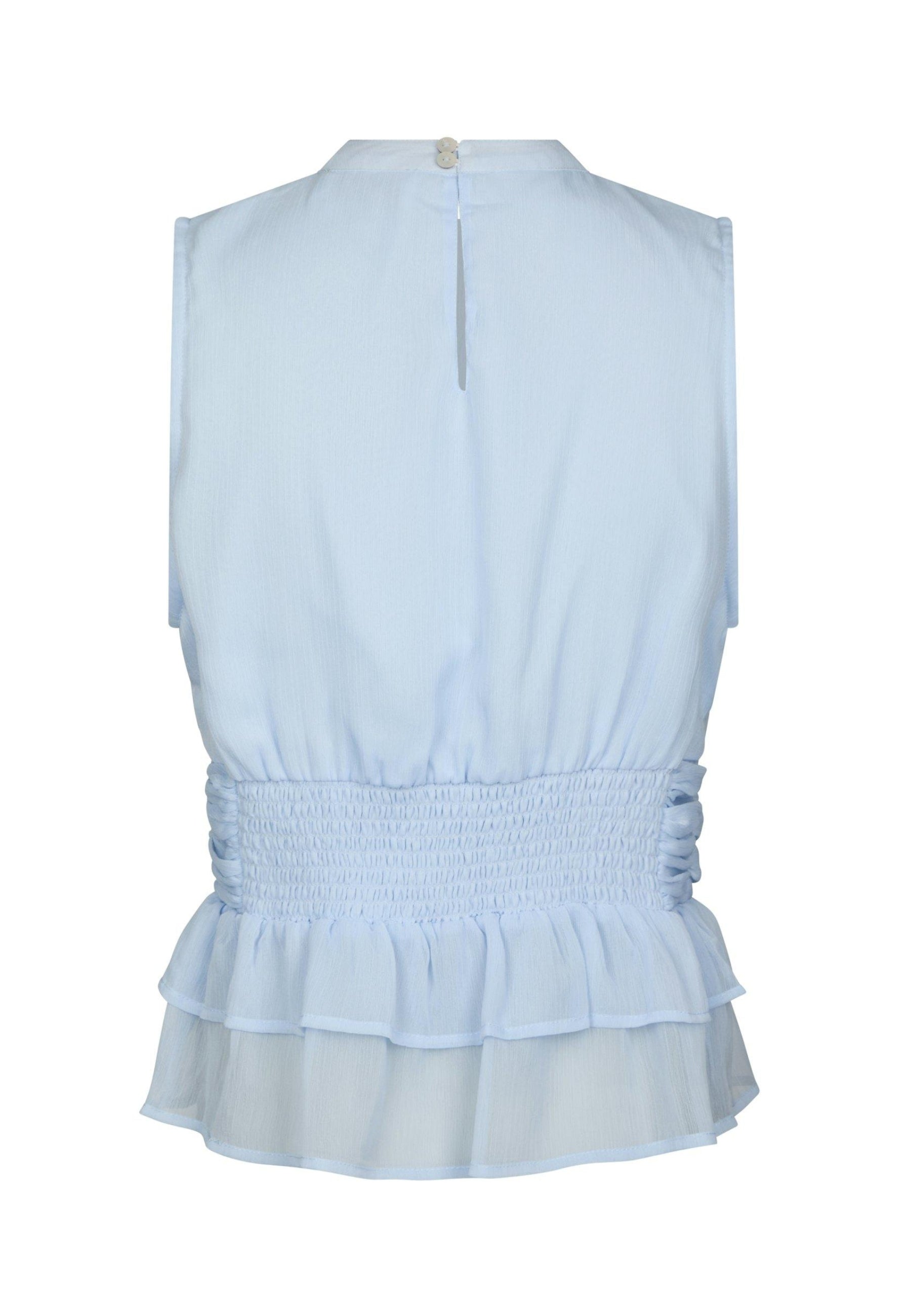 167449 Mansol Solid Chiffon Top_Light Blue_Packshot_1