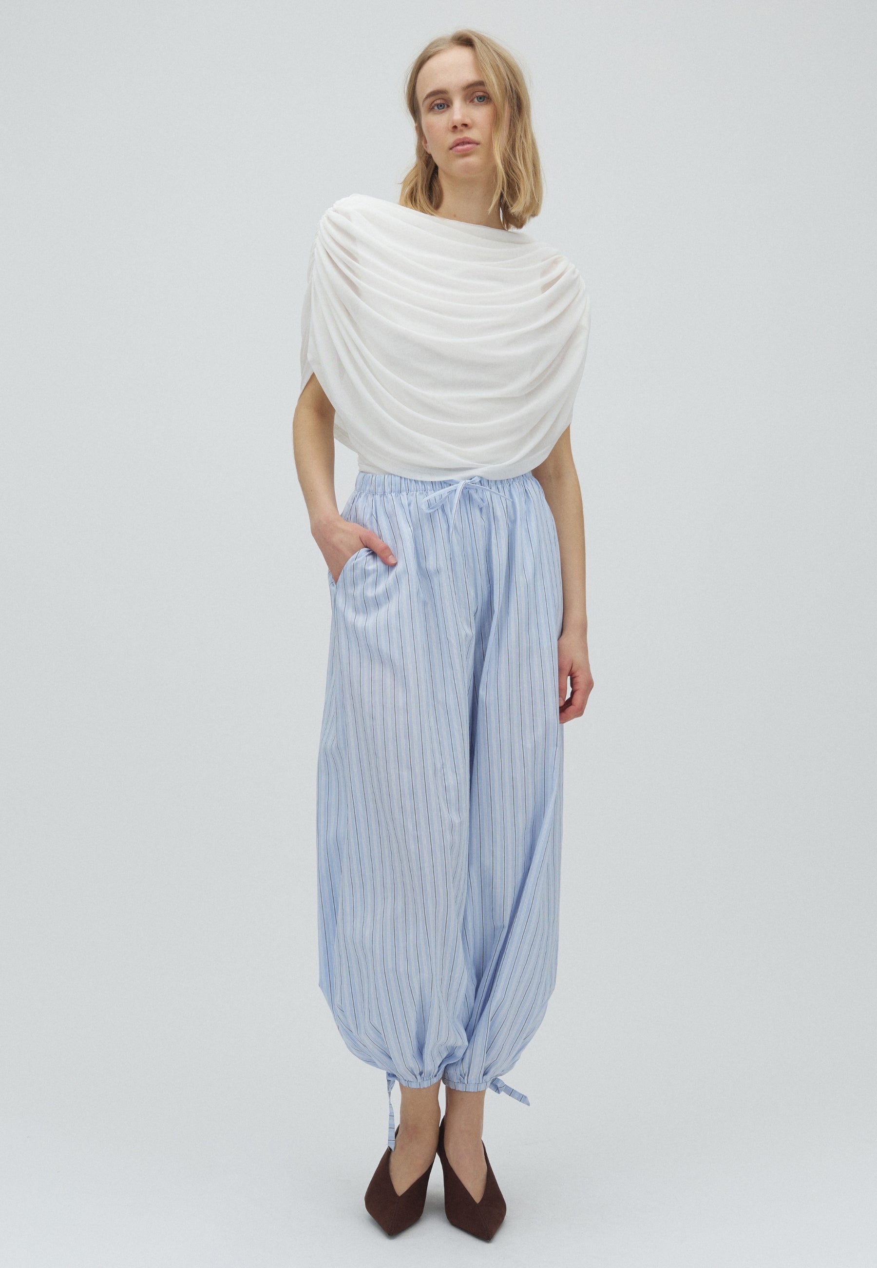 167447 Bottuna Drapy Mesh Top_Off White_Model_2