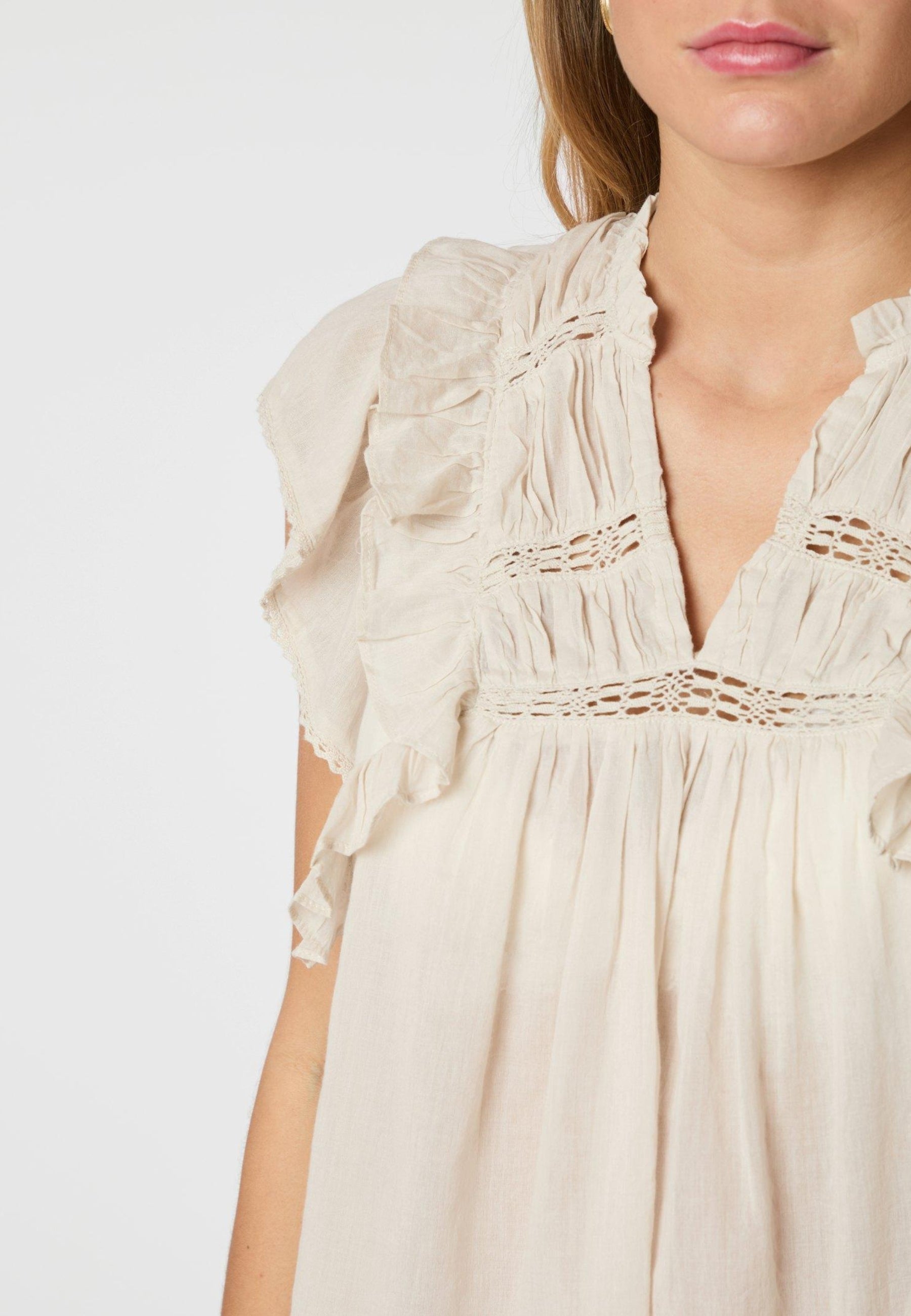 159881 Jayla S Voile Top_Ivory_Model_2