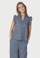 168373 Siona Emb Stripe Top_Blue_Model_0