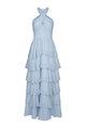 169163 Leoini Solid Chiffon Dress_Light Blue_Packshot_0
