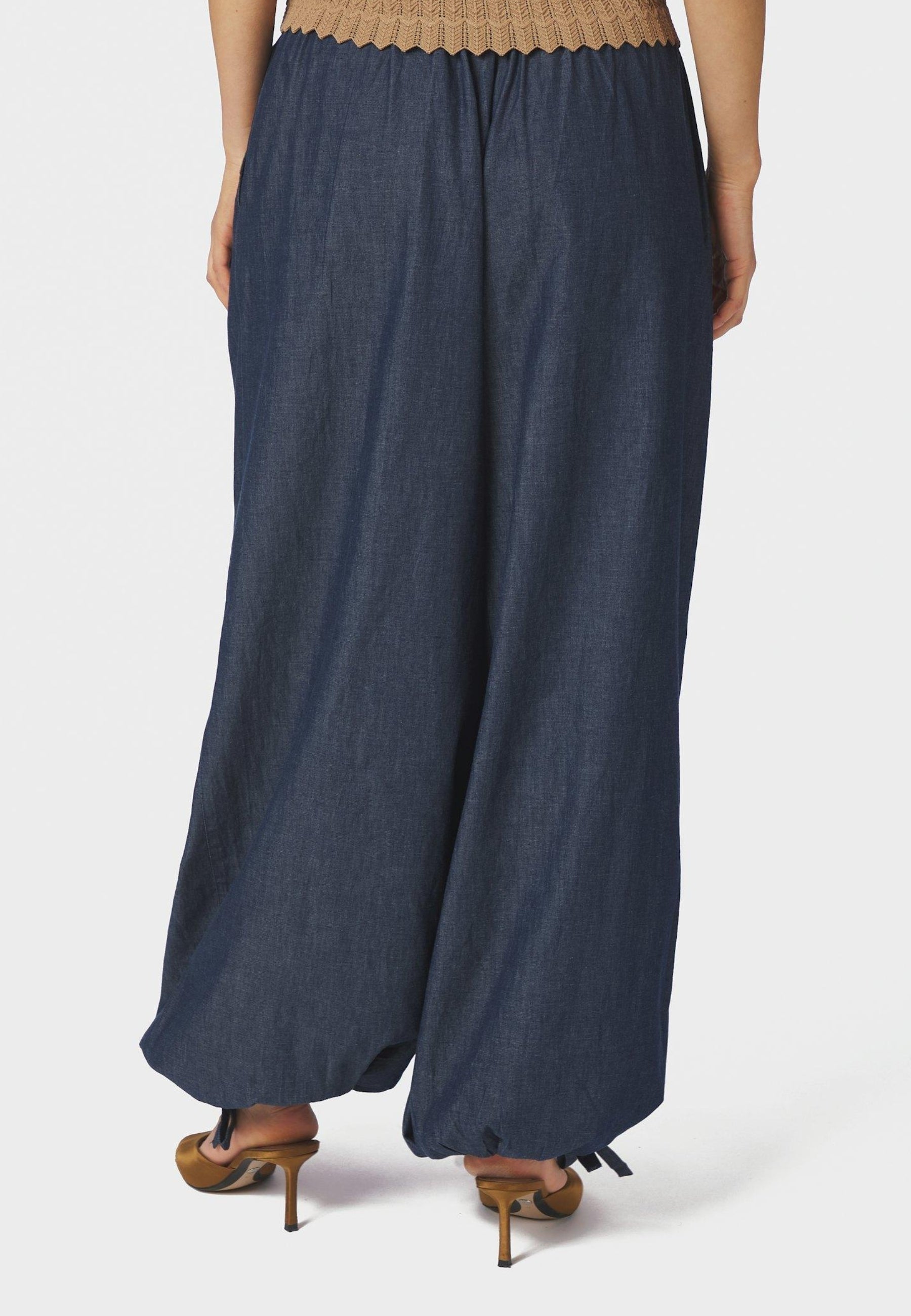 169312 Roxane Balloon Denim Pants_Blue_Model_3