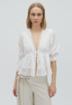 169577 Ydelia S Voile Blouse_White_Model_0