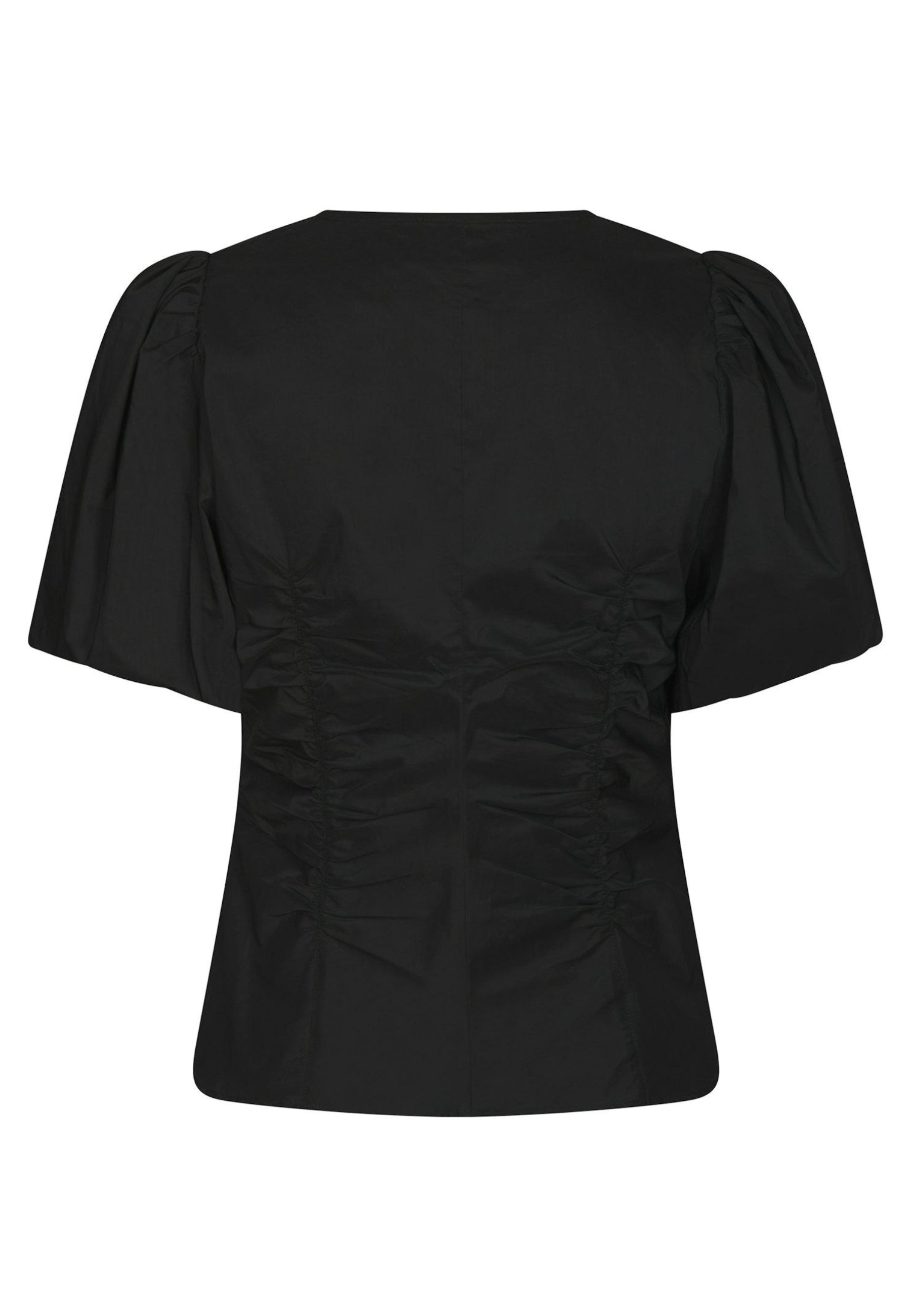 167568 Zaria Poplin Blouse_Black_Packshot_1