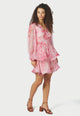 168848 Rivana Print Chiffon Dress_Pink_Model_0