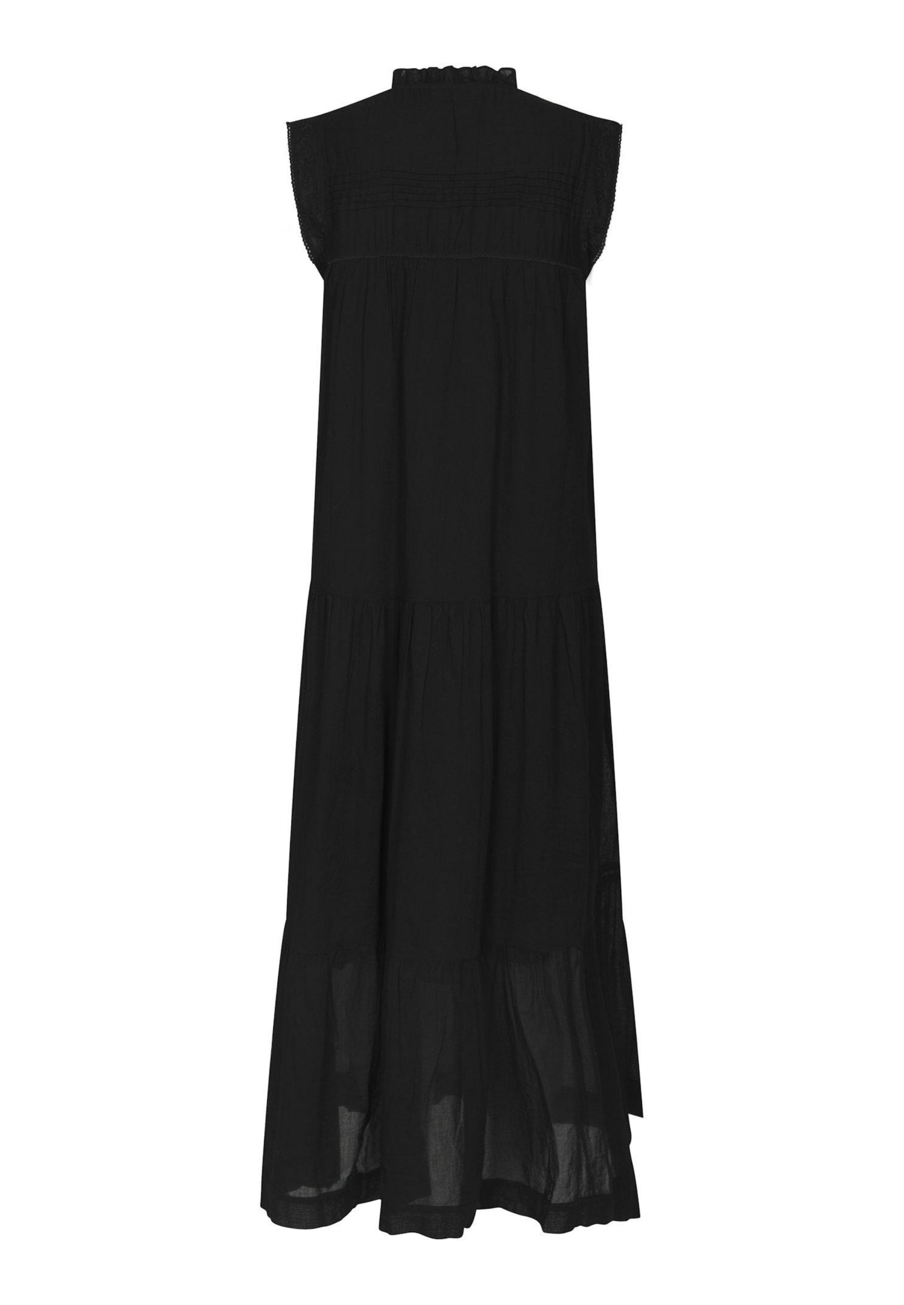 169064 Veana S Voile Maxi Dress_Black_Packshot_1