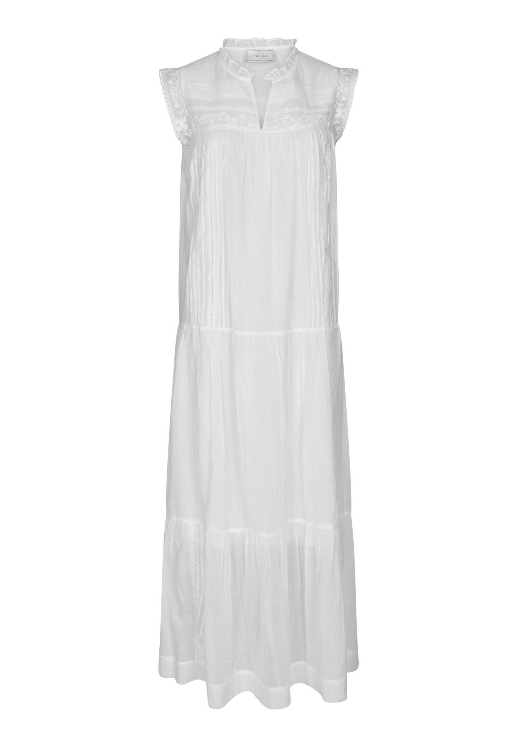 169064 Veana S Voile Maxi Dress_White_Packshot_0