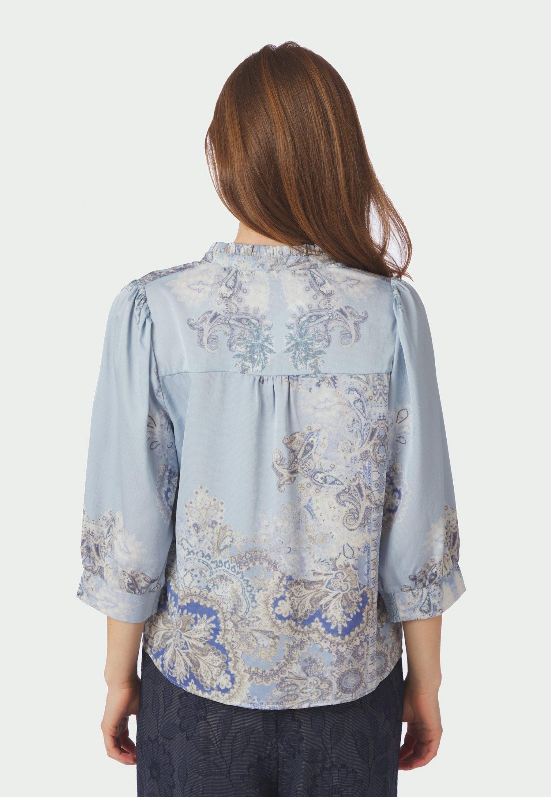 165558 Roselle Artist Paisley Blouse_Light Blue_Model_2