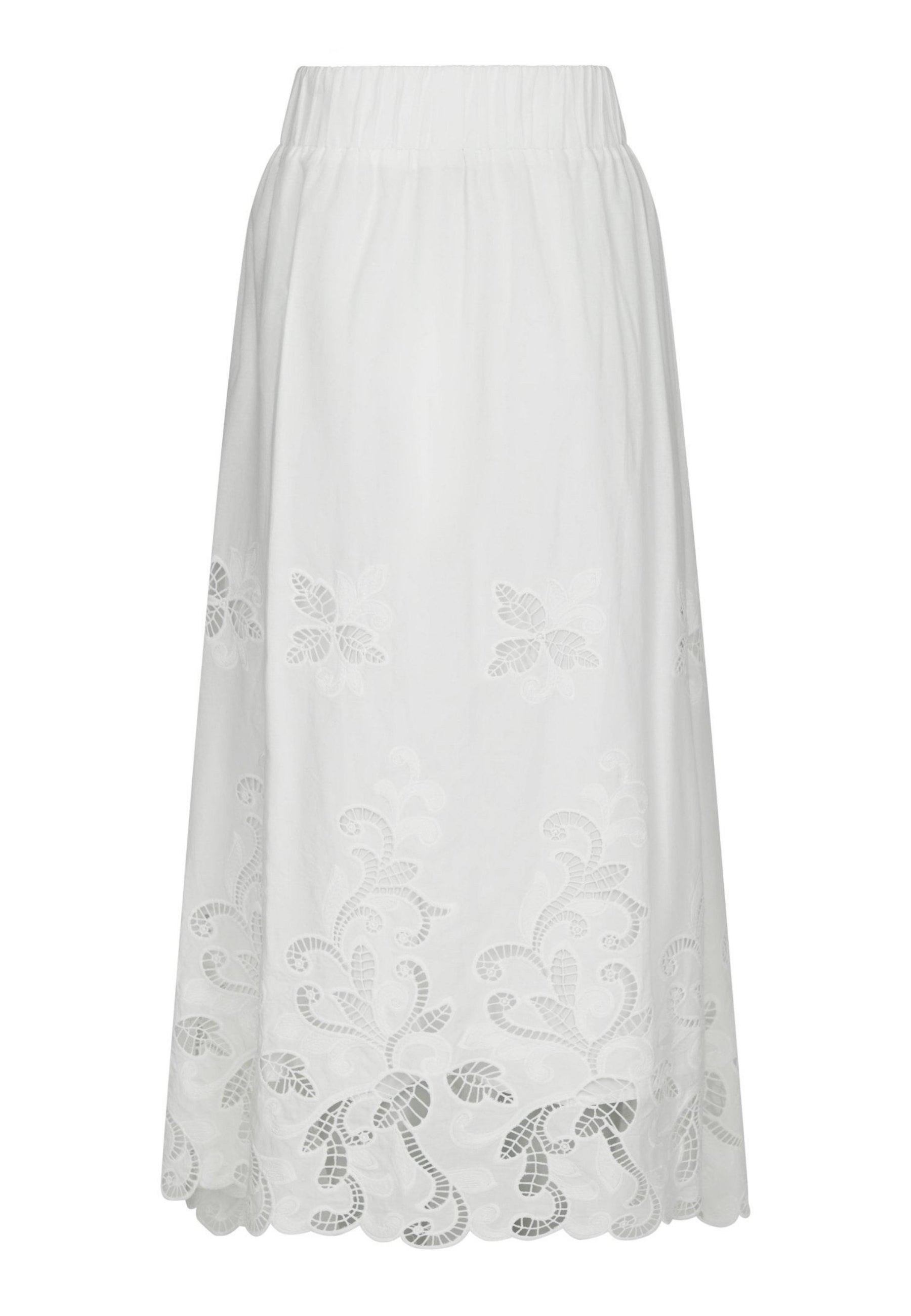 168438 Yara Long Emb Skirt_White_Packshot_0