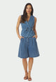168984 Rosel Denim Shorts_Blue_Model_0
