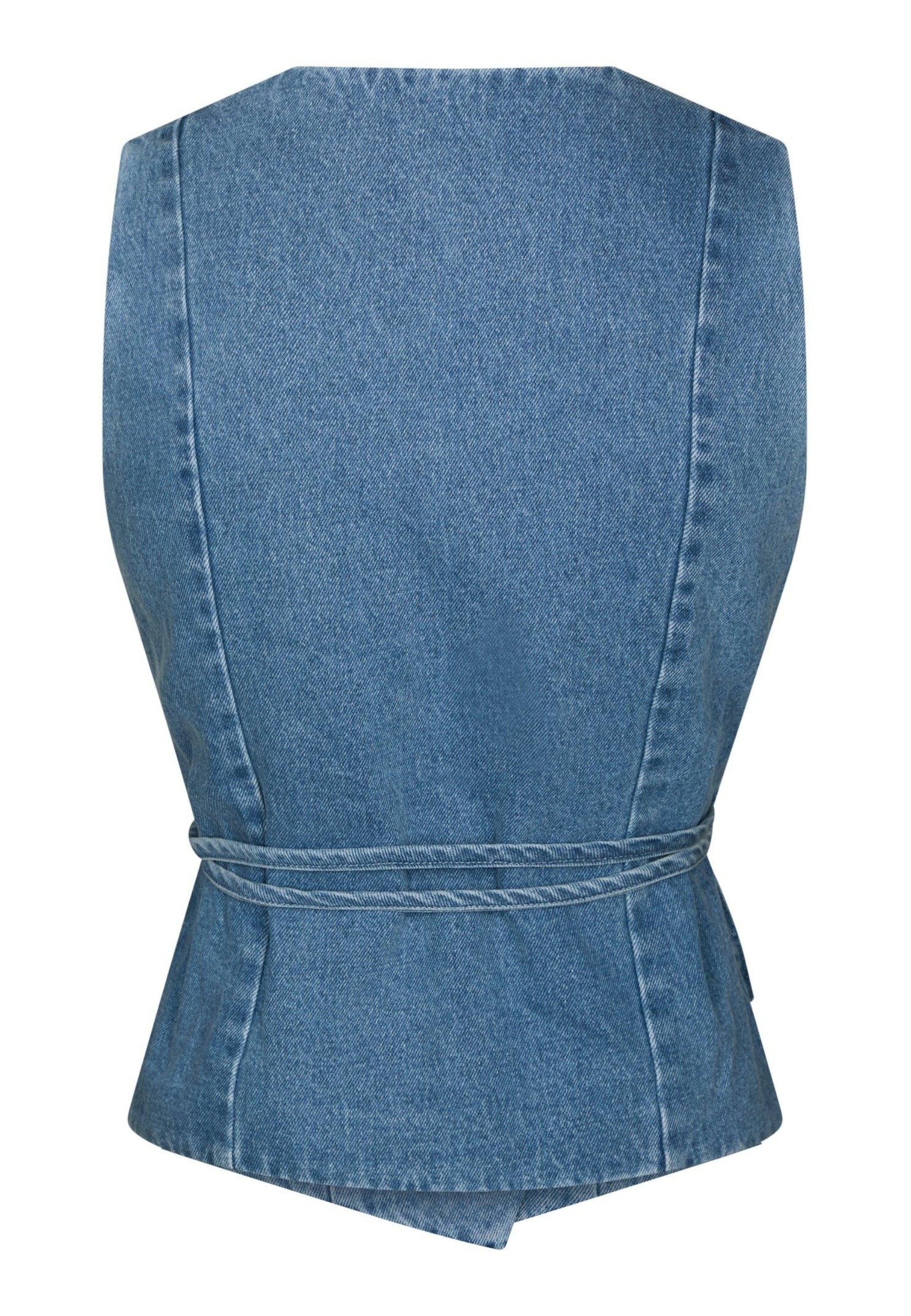 168983 Samara Denim Waistcoat_Blue_Packshot_1