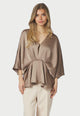 168095 Rivina Heavy Sateen Blouse_Dark Taupe_Model_0