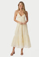 169065 Elorie S Voile Dress_Butter Yellow_Model_0
