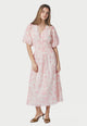 169339 Kalia Print Dress_Off White_Model_0