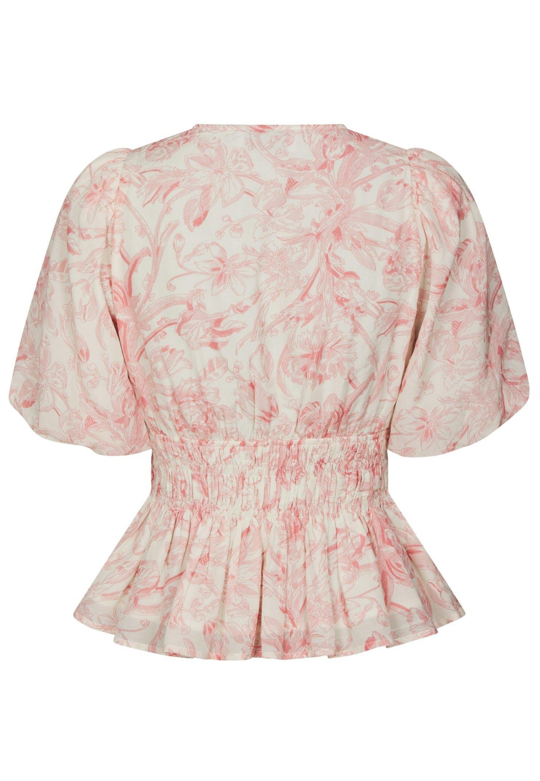 168720 Minutti Print Blouse_Off White_Packshot_1
