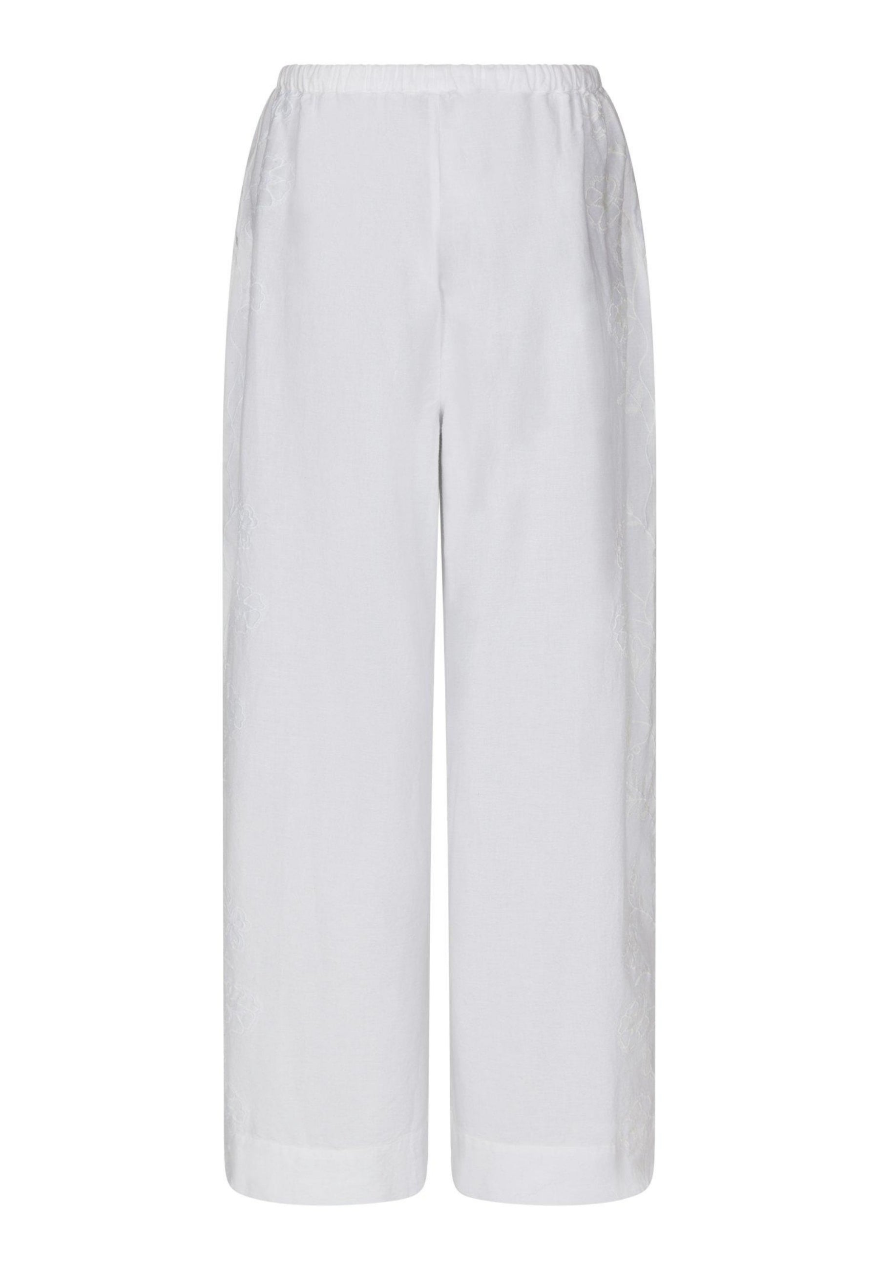 169114 Heifa Embroidery Pants_White_Packshot_1