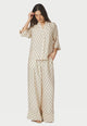 169279 Sora Print Pants_Creme_Model_0
