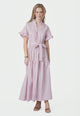 169739 Nessie Structure Stripe Dress_Light Pink_Model_0