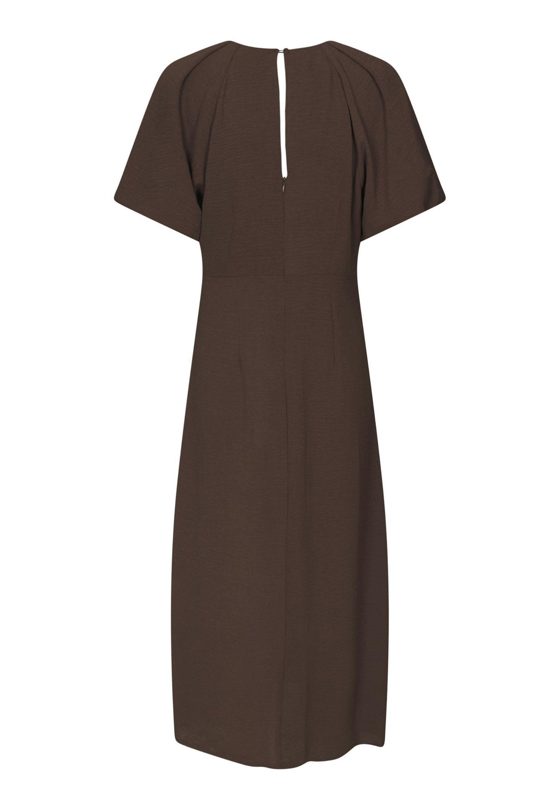 169248 Bomba Structure Solid Dress_Dark Brown_Packshot_1