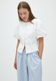 169512 Panela Solid Blouse_Off White_Model_0