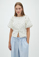 169676 Panela Dot Blouse_White_Model_0