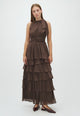 169167 Tarli Solid Chiffon Dress_Dusty Brown_Model_0