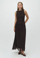 169169 Ludine Mesh Dress_Brown_Model_0