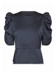 169164 Venua Heavy Sateen Blouse_Midnight Blue_Packshot_0