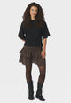 158315 Carin R Skirt_Dark Brown_Model_0