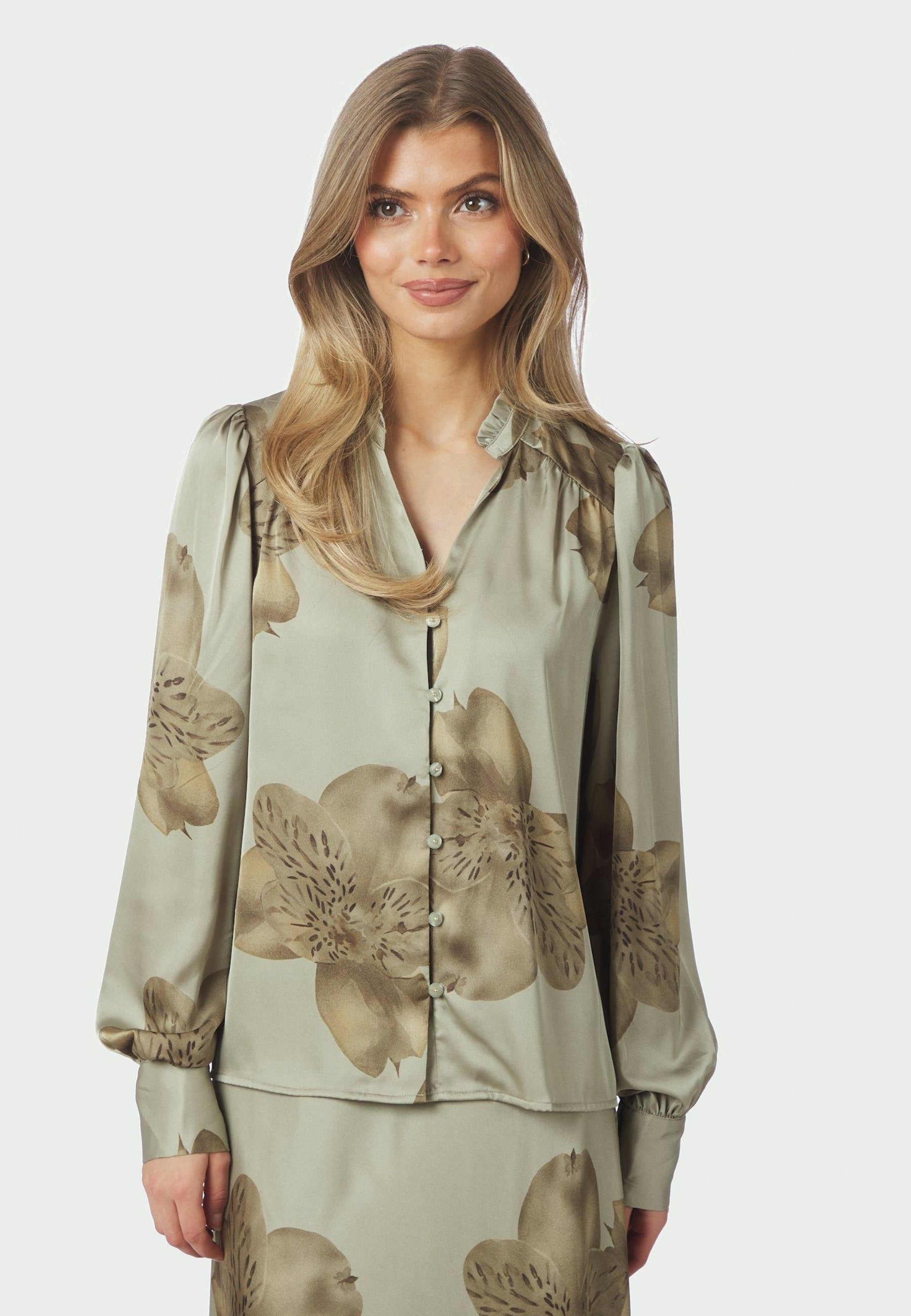 168289 Massima Misty Orchid Blouse_Smoke Green_Model_0