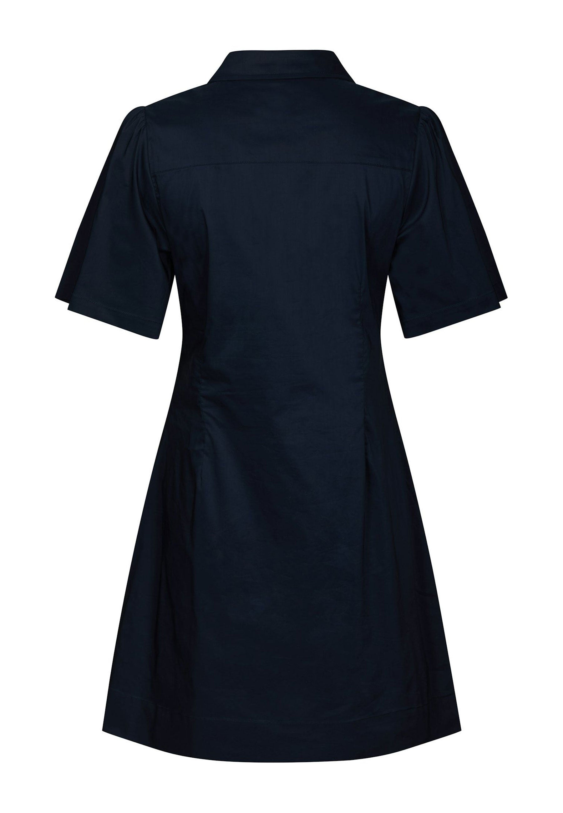 167584 Bentha Poplin Dress_Navy_Packshot_1