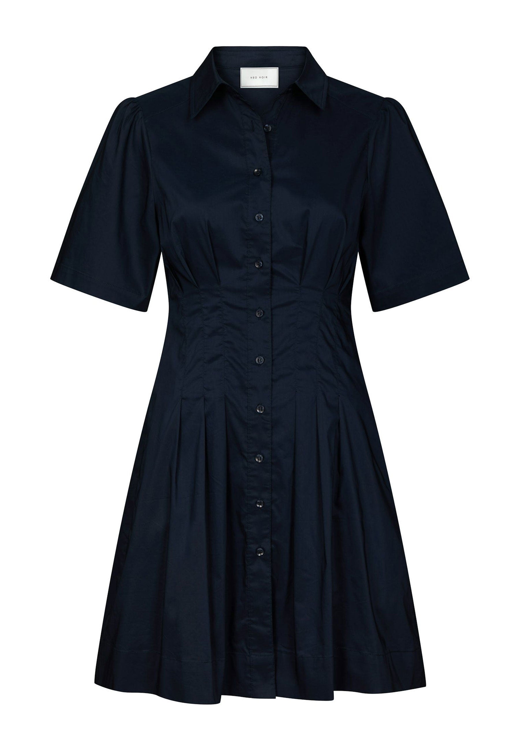 167584 Bentha Poplin Dress_Navy_Packshot_0