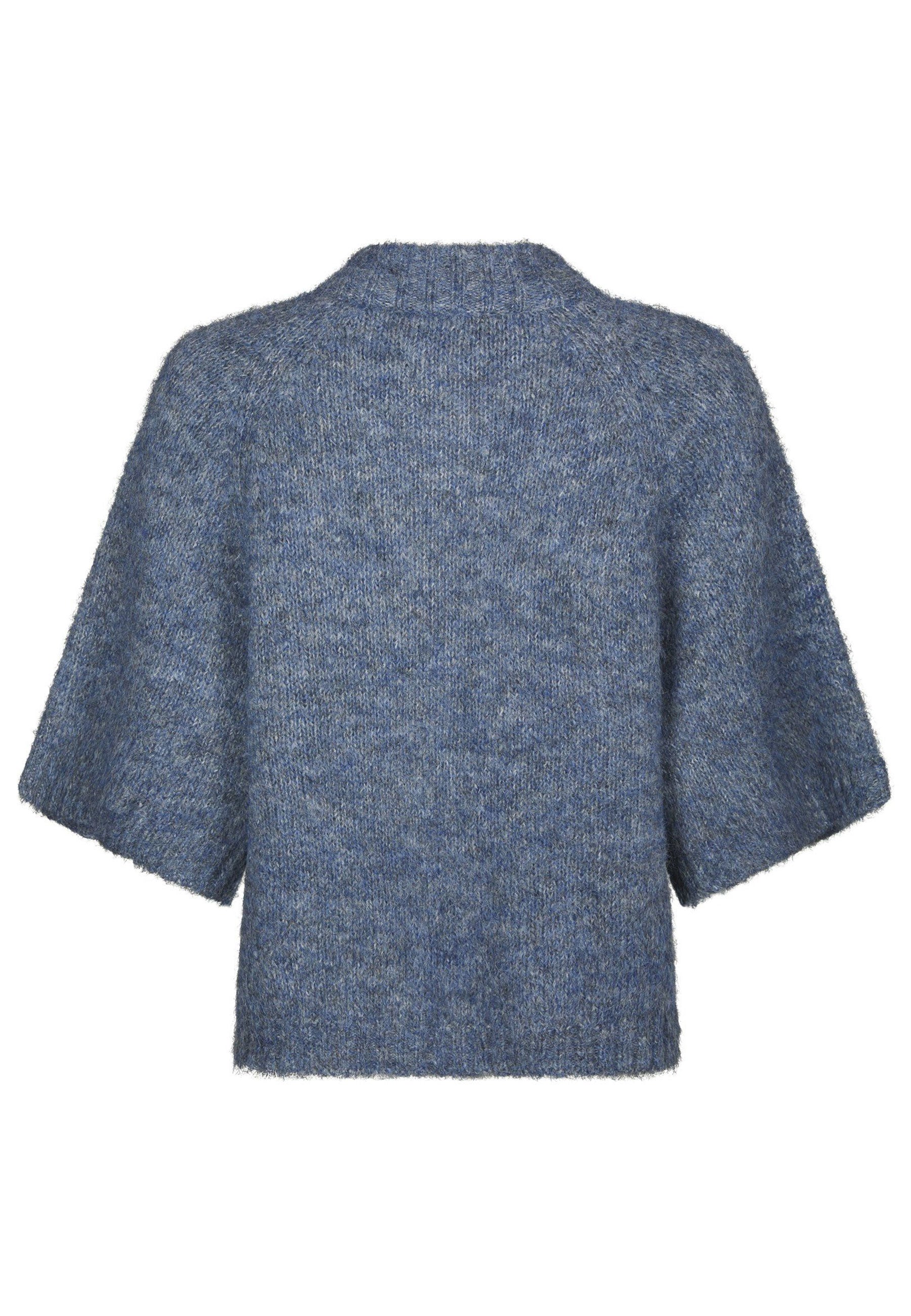 167446 Senuta Fluffy Knit Cardigan_Smoke Blue_Packshot_1