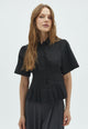 168932 Galara Poplin Shirt_Black_Model_0