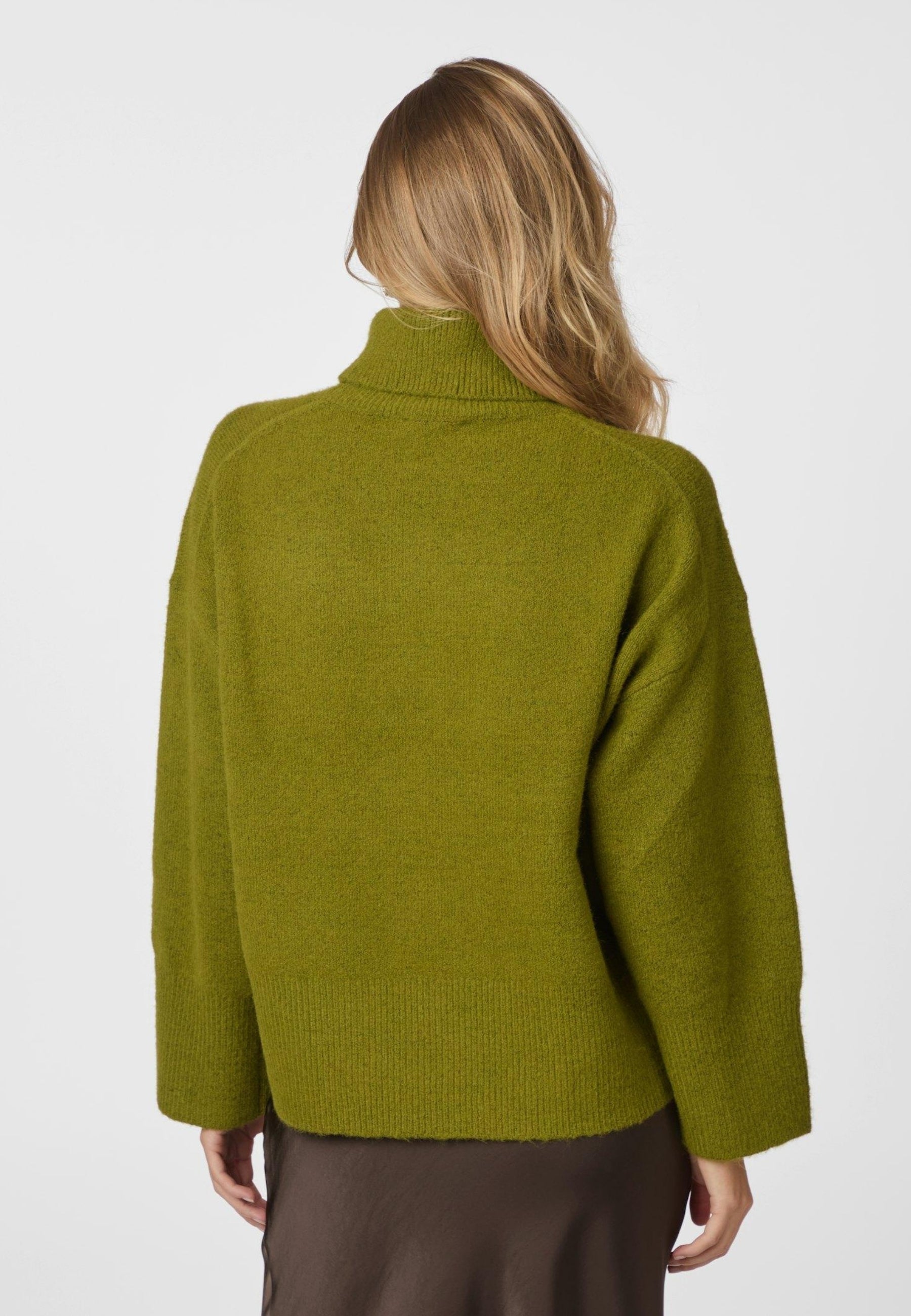 165512 Naline Knit Blouse_Sage Green_Model_2
