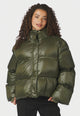 165094 Rhea Shiny Puffer Jacket_Olive_Model_0