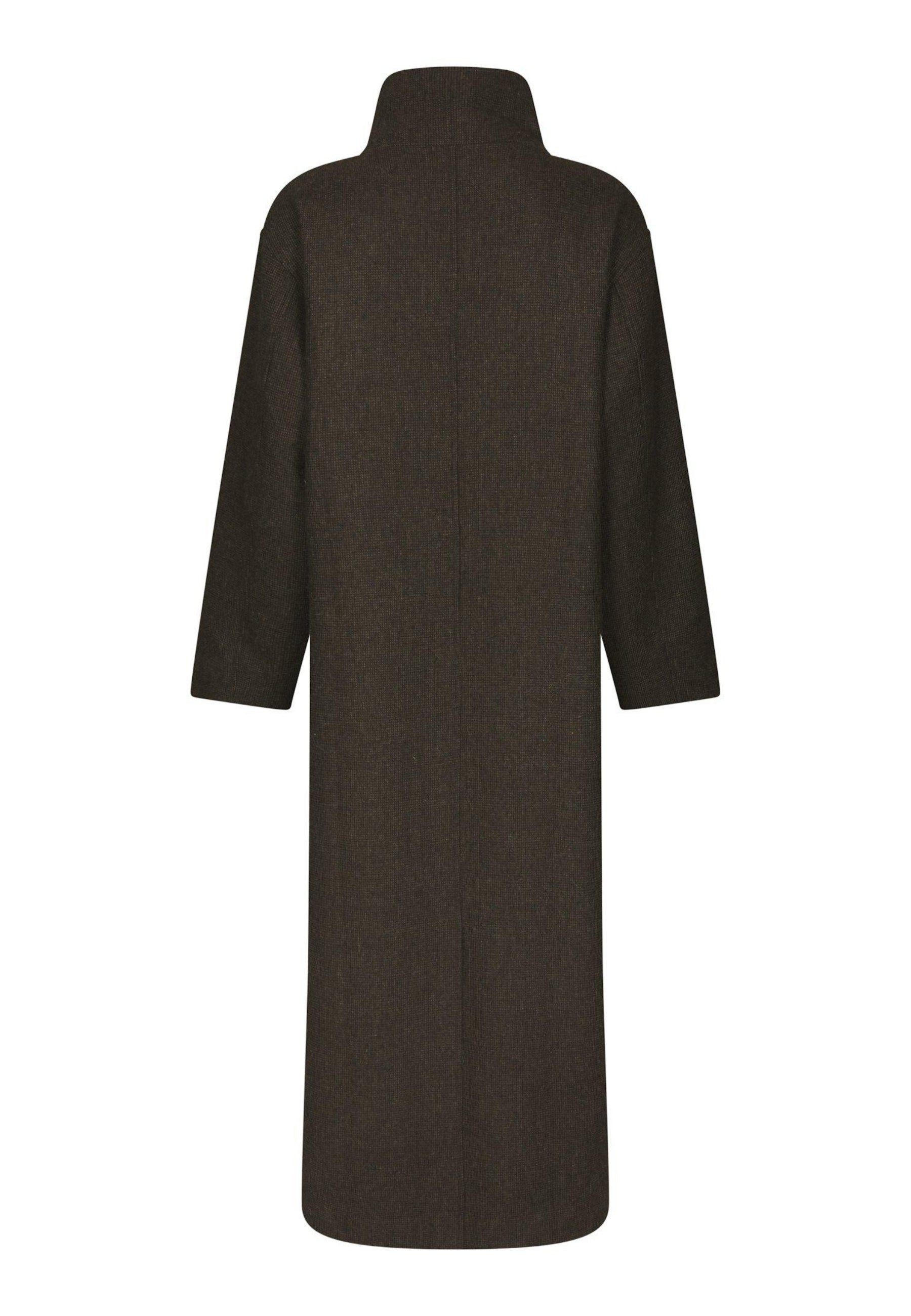 168540 Marcel Mini Check Coat_Brown_Packshot_1
