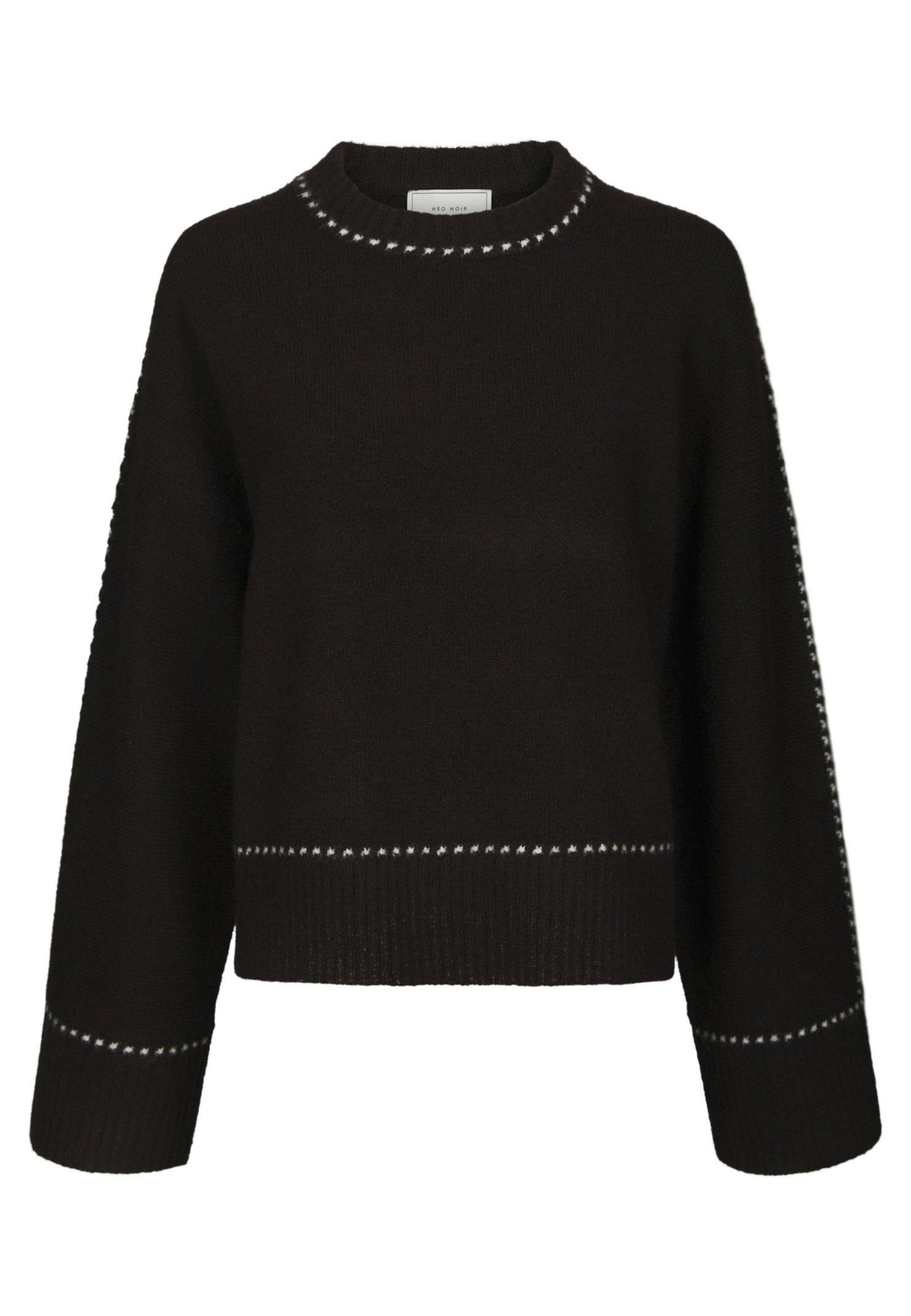 164818 Roeme Knit Stitch Blouse_Dark Brown_Packshot_0