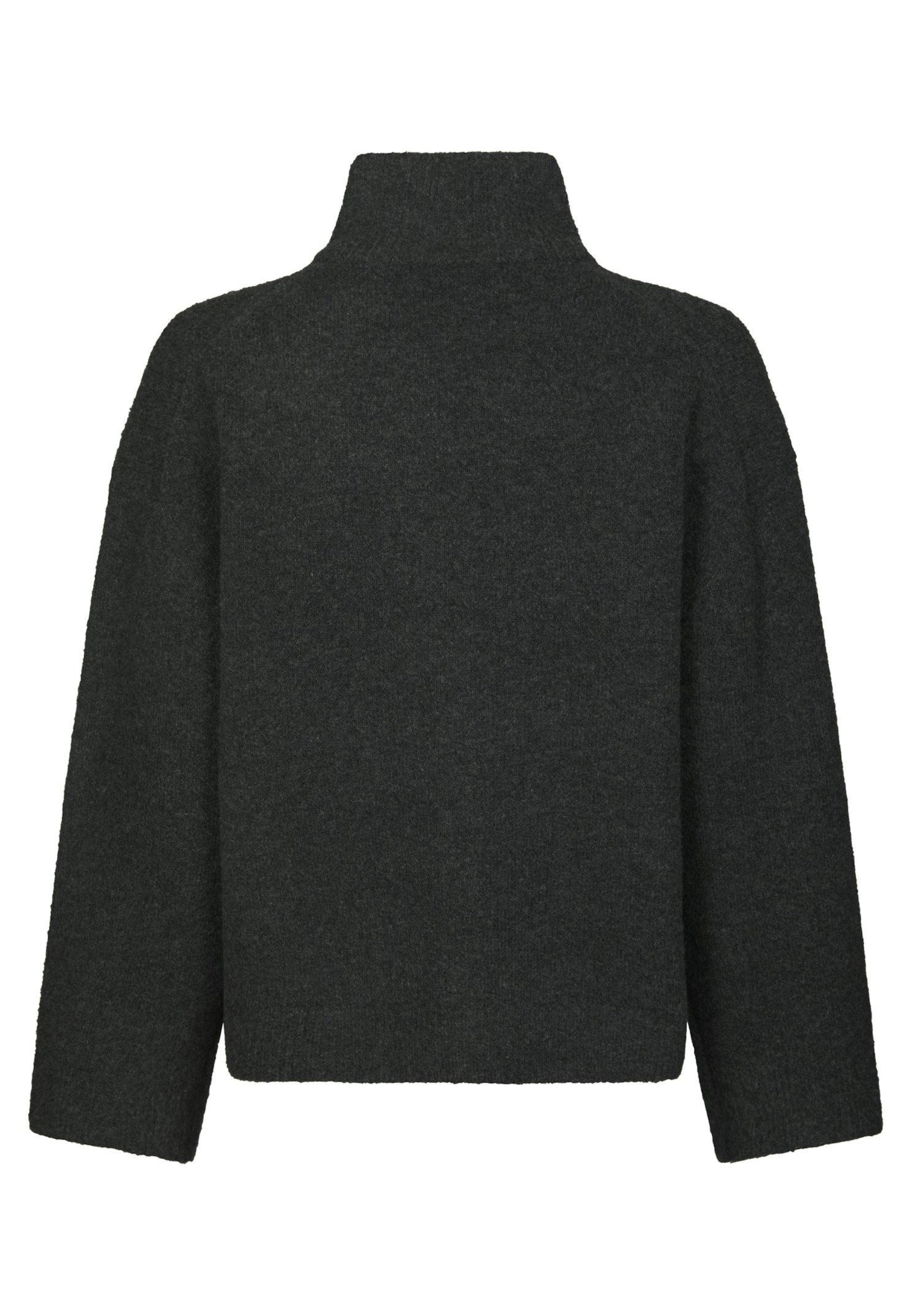 164973 Asley Zip Knit Cardigan_Antracit_Packshot_1