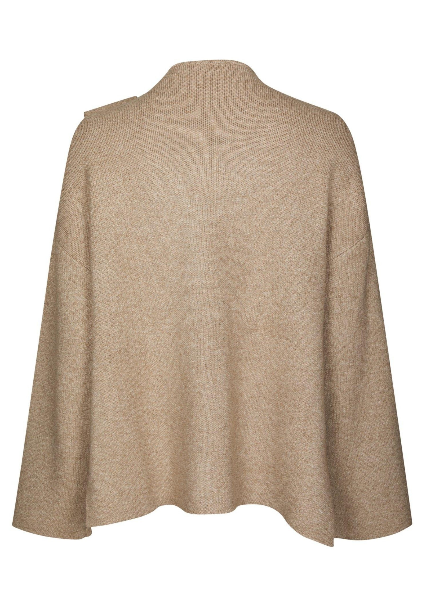 166203 Wals Knit Scarf Blouse_Beige_Packshot_1