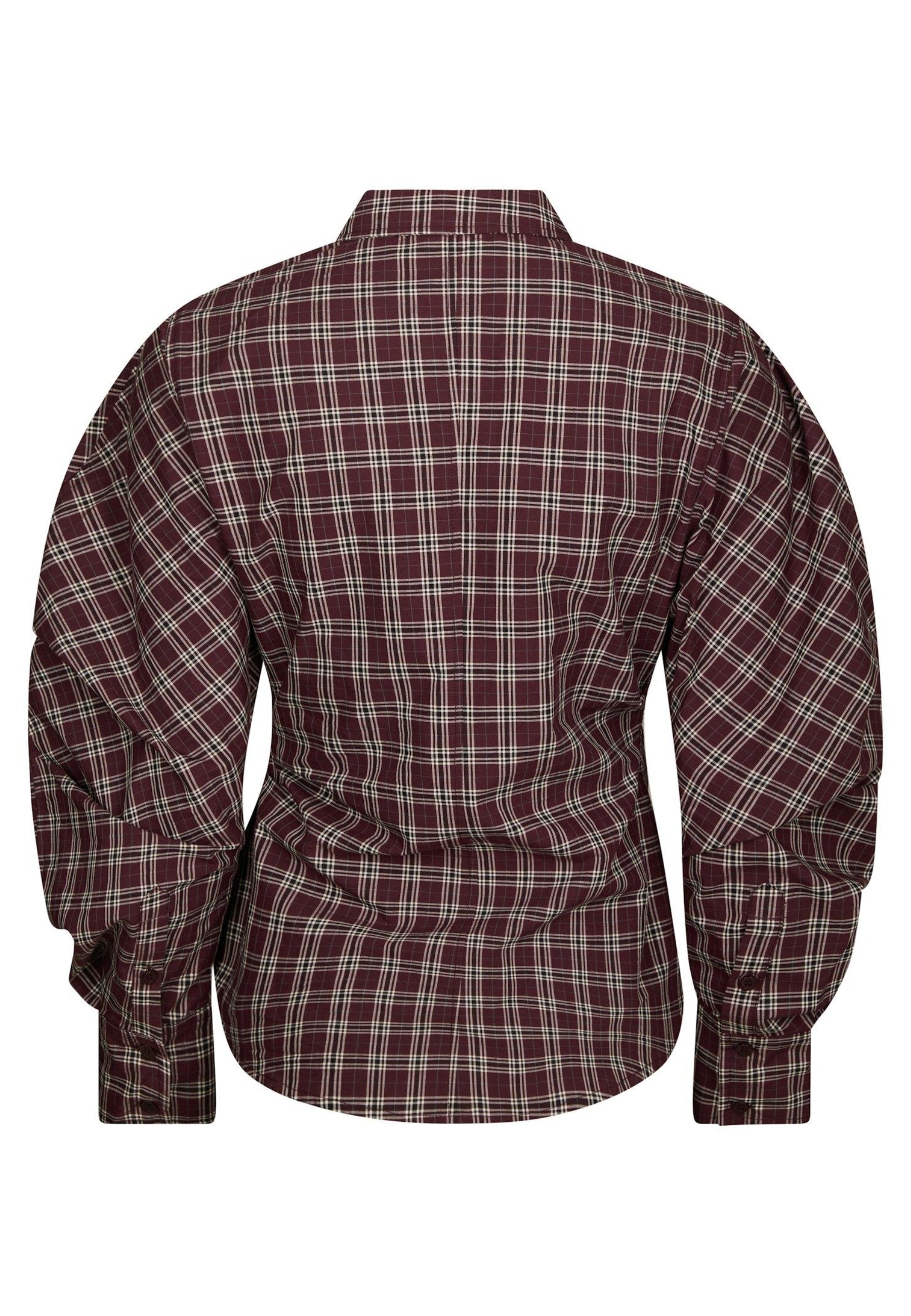168377 Meoella Check Shirt_Plum_Packshot_1