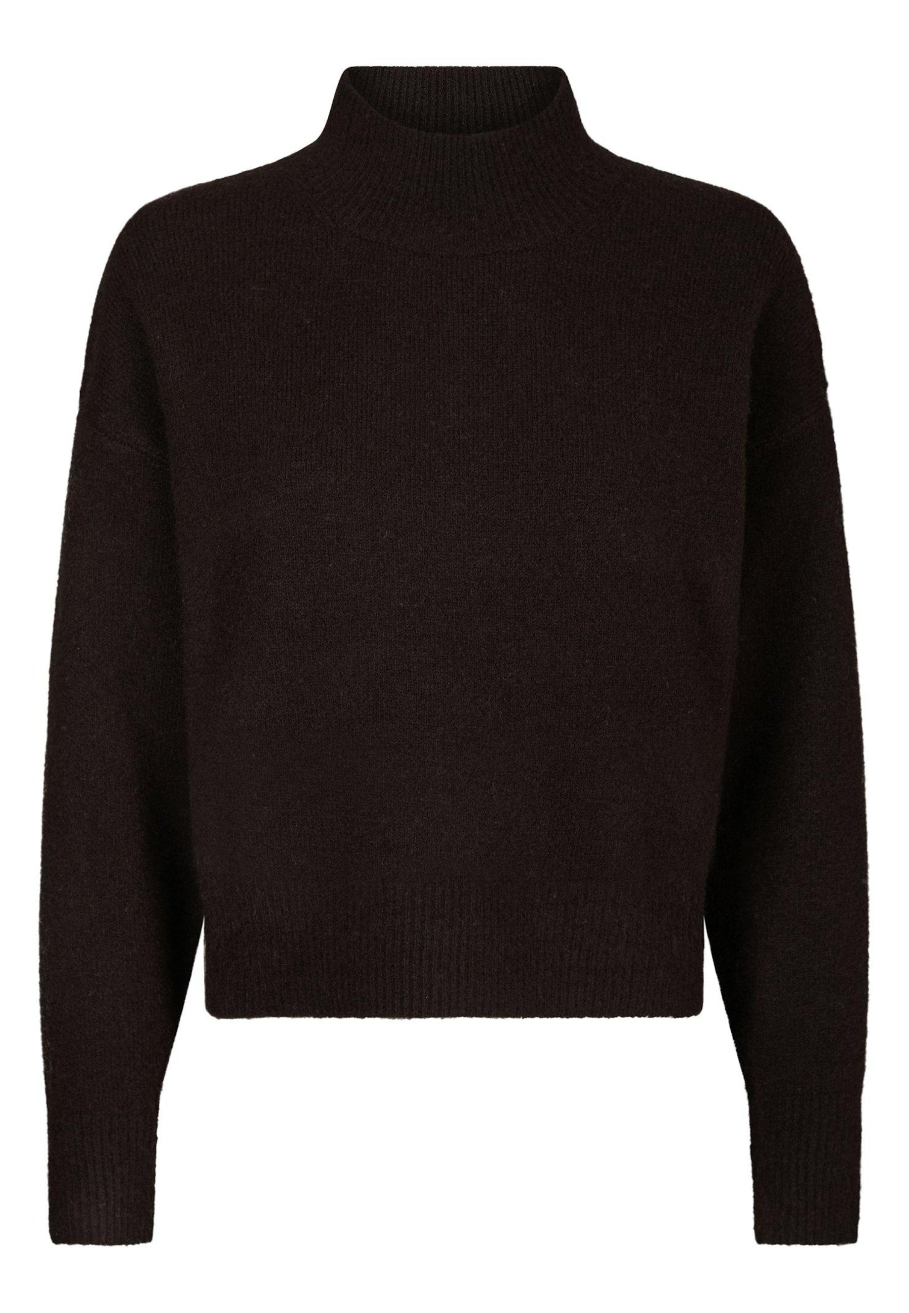 170038 Kaulina Knit Blouse_Dark Brown_Packshot_0