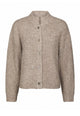 170031 Laura Fluffy Knit Cardigan_Beige Melange_Packshot_0