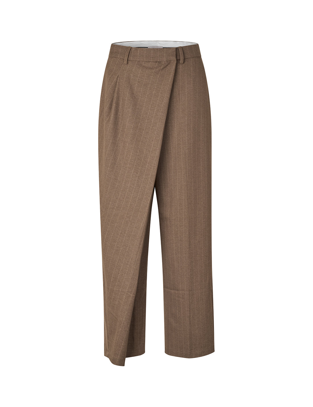 170535 Palina Pinstripe Wrap Pants_Taupe_Packshot_0