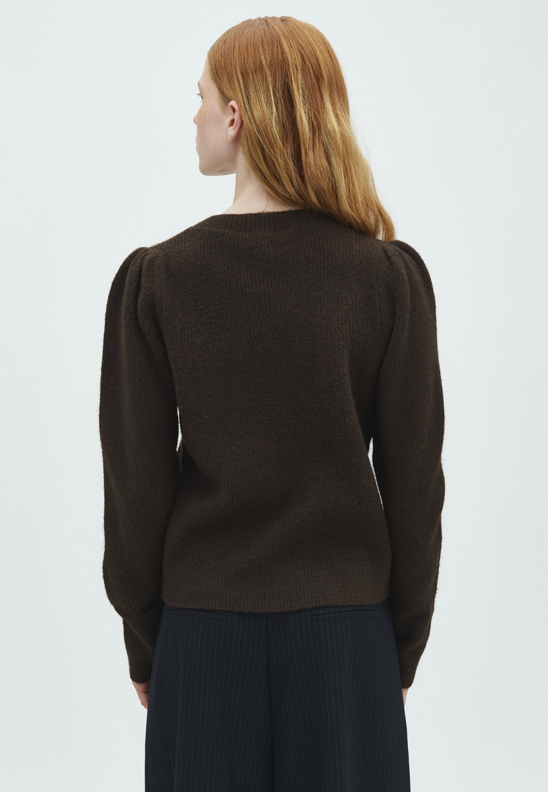170030 Luna Knit Cardigan_Brown_Model_2