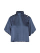 171157 Warisa Heavy Sateen Blouse_Midnight Blue_Packshot_0