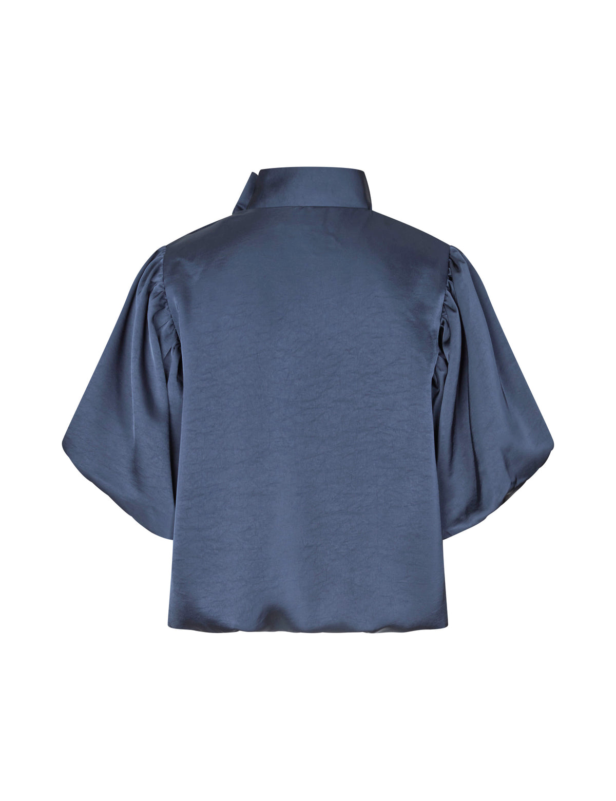 171157 Warisa Heavy Sateen Blouse_Midnight Blue_Packshot_1