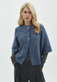 167446 Senuta Fluffy Knit Cardigan_Smoke Blue_Model_0
